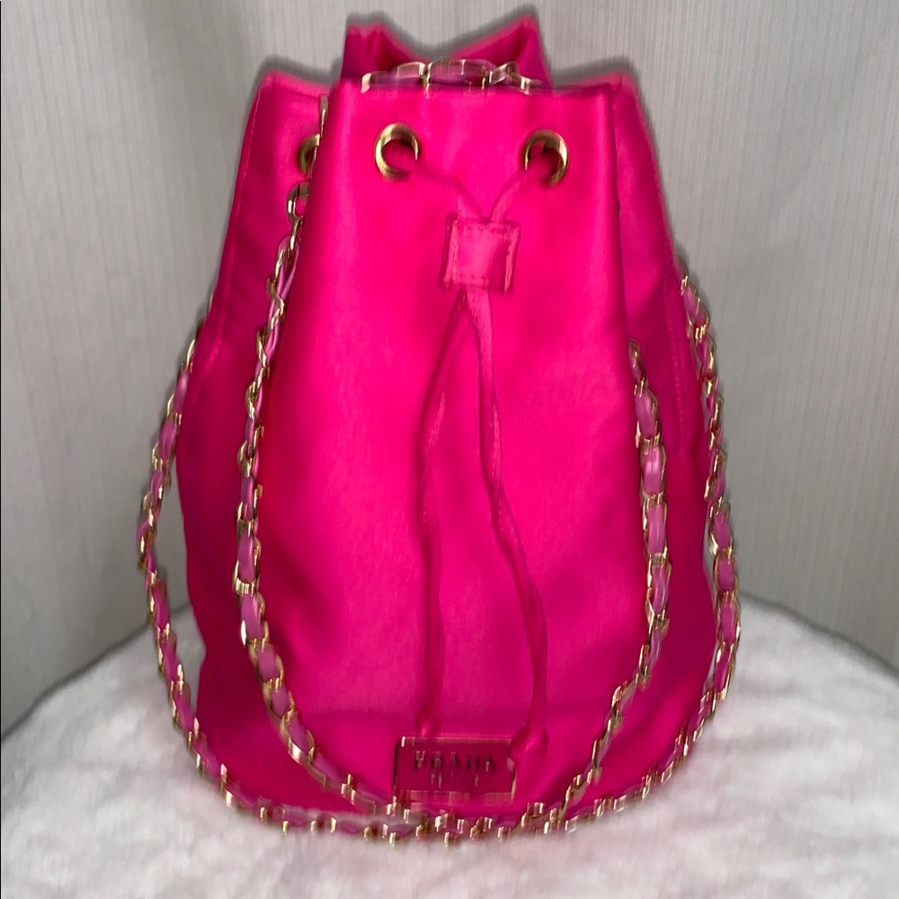 Prada Candy Nylon Drawstring Bucket Bag - Picture 3 of 11